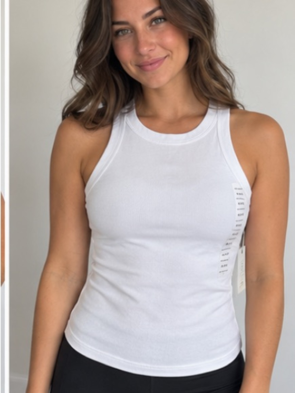 Free assembly white tank xsmall NWT